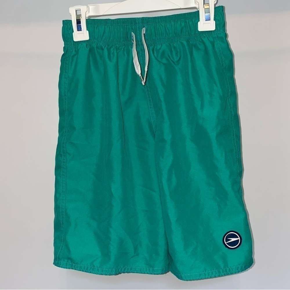Speedo Youth Boys Swim Shorts Medium 10/12 green